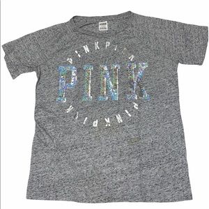 Pink Bling Campus Tee